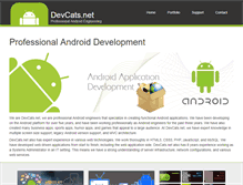 Tablet Screenshot of devcats.net